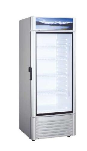 ثلاجة عرض بانكول باب واحد زجاج ,موديل 352-سيلفر
