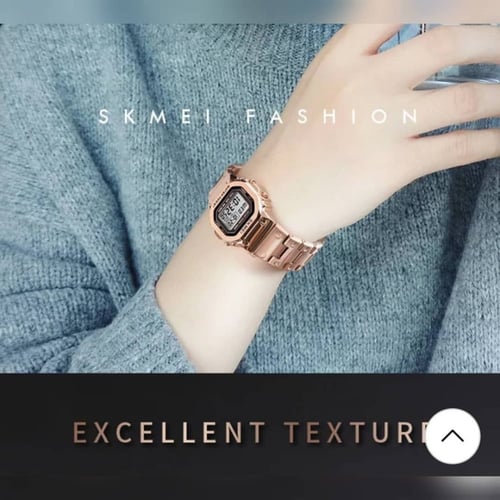 ساعة فضية سكمي Digital Watch SKMEI