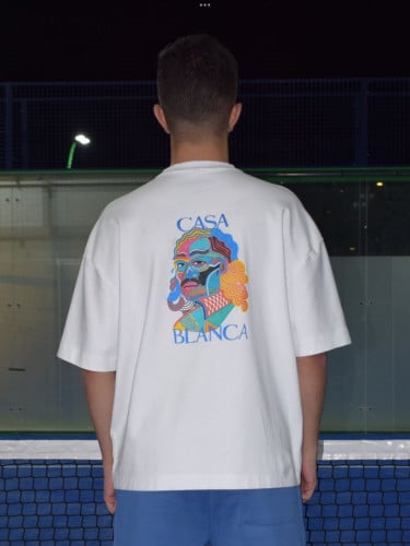 تيشيرت خامه سوبر كواليتي oversize GOAT وايت