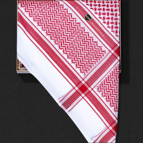 شماغ فرانشيسكو دانتي أحمر F-D-2-R