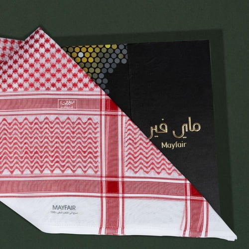 شماغ البسام احمر ماي فير رسمي