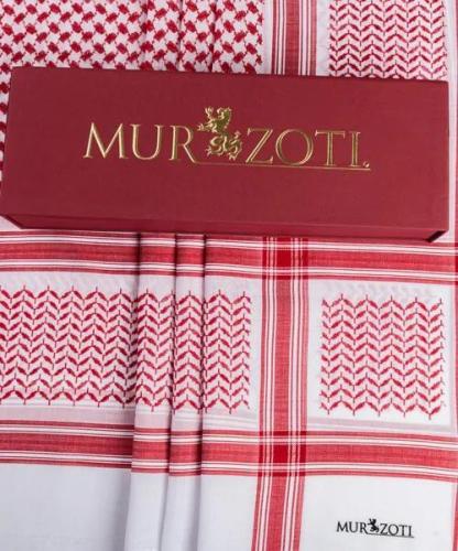 شماغ مارزوتي سيلفر - أحمر