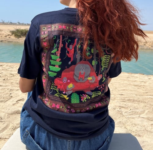 شيرت دراسة القرود - Monkey study T-shirt