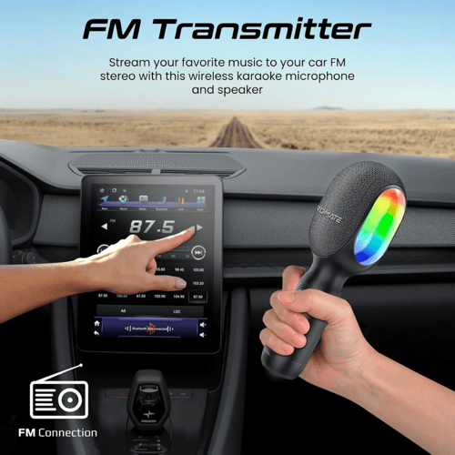 مايك كاروكي لاسلكي من Promate - أداء صوتي مذهل بتص...