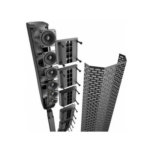 مكبر صوت مدمج بمكسر رقمي ومضخم بقوة 1000 واط، بحجم...