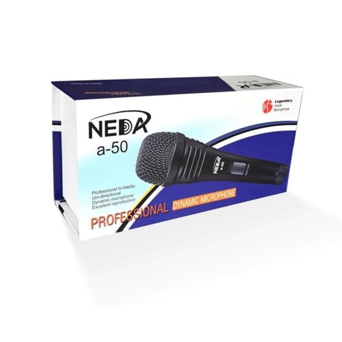 ميكروفون ديناميكي سلكي A-50 بطول كيبل 4.75 متر