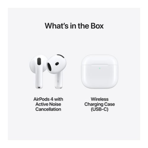 ابل ايربودز 4 سماعات أذن بلوتوث باللون الابيض مودي...