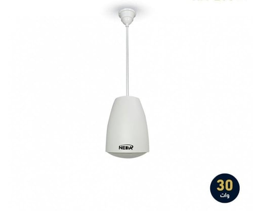 سماعه سقف معلقة احترافية 30 وات لون أبيض و أسود