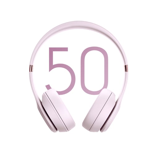 سماعات Beats Solo 4 اللاسلكية فوق الأذن - لون وردي...