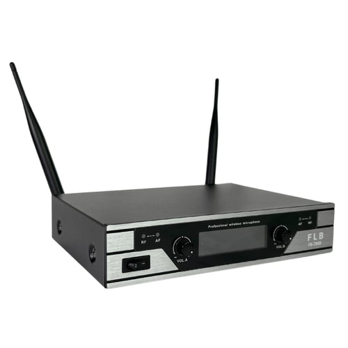 ميكروفون لاسلكي UHF احترافي جهاز استقبال واثنين مي...