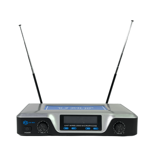ميكروفون لاسلكي UHF احترافي جهاز استقبال واثنين مي...