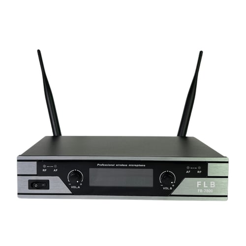 ميكروفون لاسلكي UHF احترافي جهاز استقبال واثنين مي...