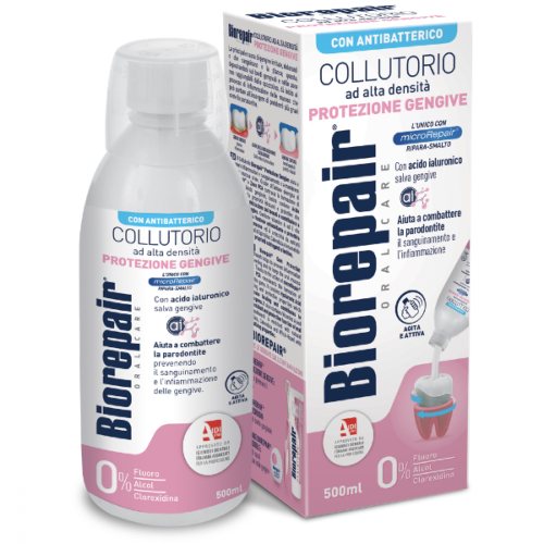 Mouth and teeth rinse for gum protection, high den...