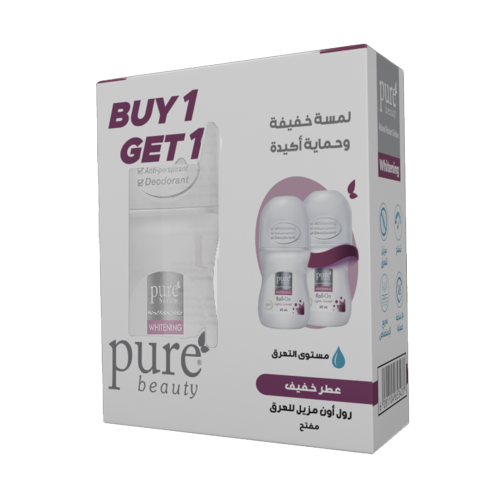 بيور بيوتي طقم معطرات خفيفة من معطرات العرق بيوتي...