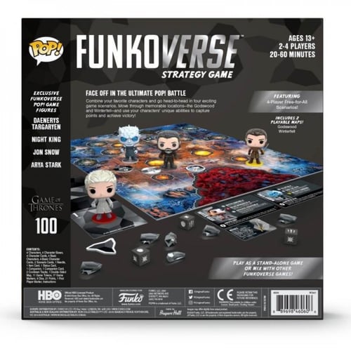 FUNKOVERSE GAME OF THRONES STRATEGY GAME (4 PACK)