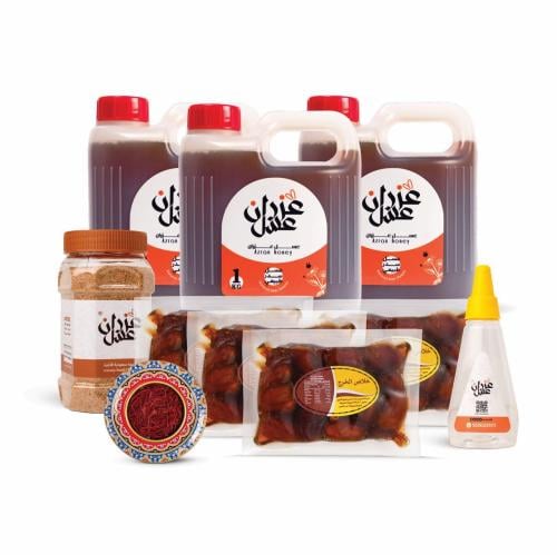 عرض شهر الخير: مزيج فاخر من عسل السدر، تمر الخلاص،...