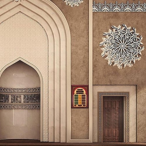 ساعة جدارية للمساجد و الصالات HA-5544 و HA-5522 مق...