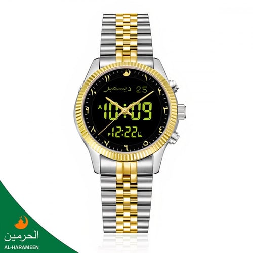 ساعة الحرمين الفاخرة HA-6109 (رجالية) 4 ألوان مقاس...