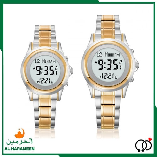 طقم ساعة الحرمين الفاخرة HA-6381 و HA-6382 رجالي -...