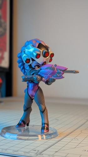 Faker and Widowmaker from Overwatch