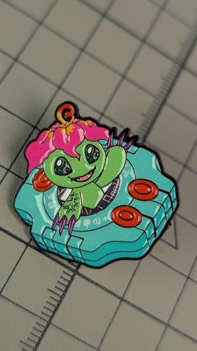 Flower brooch from the champions of digital