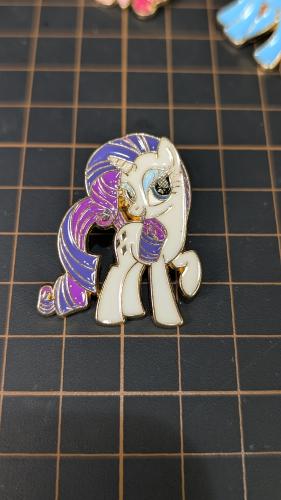 Rarity brooch from My Little Pony