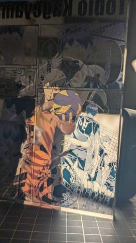 اكريليك كاجياما توبيو من سلسلة هايكيو ،سميك مطبوع...