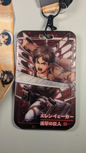 حامل بطاقة ايرين ييغر من هجوم العمالقة.