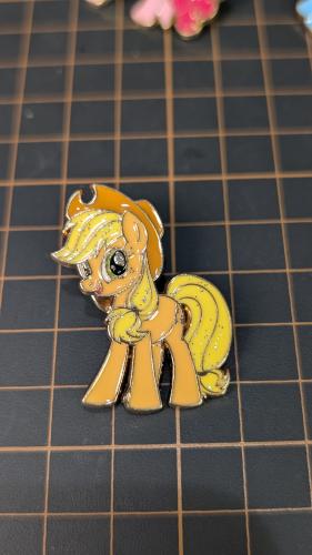 Applejack brooch from My Little Pony