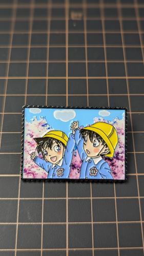 بروش سينشي و ران من المحقق كونان. (عالي الجودة ).