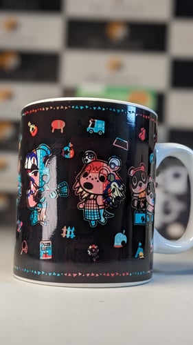 كوب لعبة انيمل كروسينق . (تتغير الصورة مع المشروبا...