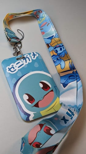 حامل بطاقة سكوير من بوكيمون. badge holder