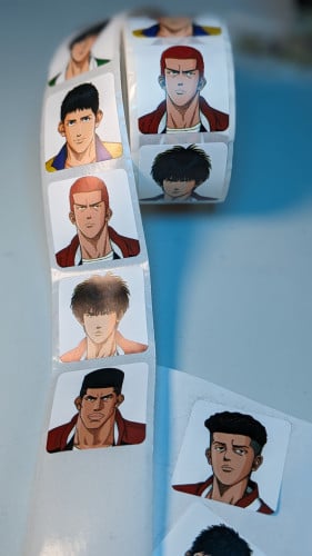 رول ستكرات شخصيات سلام دانك.