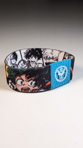 سوار مطاطي ماي هيرو اكاديميا ،صورة مختلفة لكل وجه.