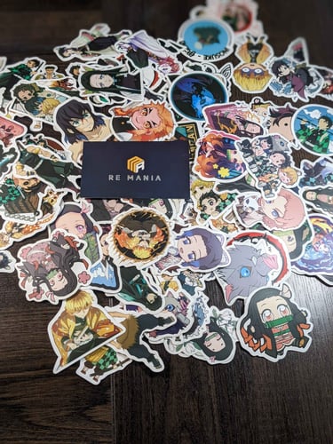 ستيكرات ديمون سلاير ، 100 ستكر.