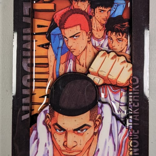 مغناطيس ثلاجة ثلاثي الابعاد وغلاف لماع ،سلام دانك.