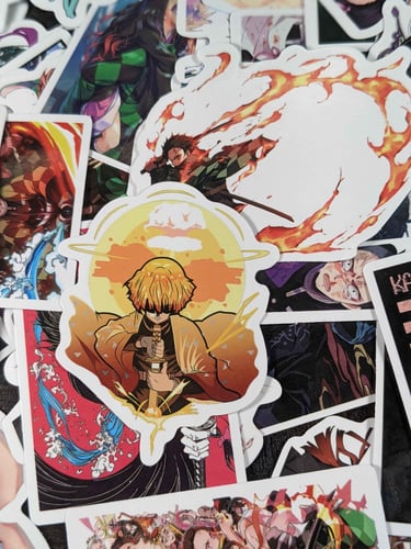 ستيكرات ديمون سلاير ، 100 ستكر.