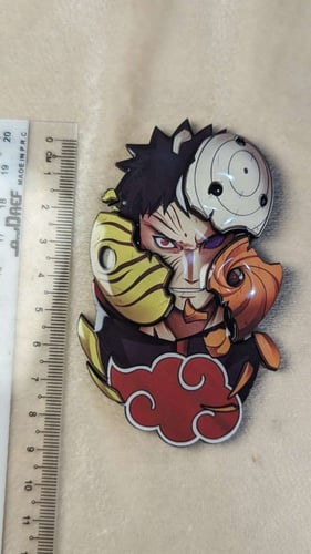 مغناطيس ثلاجة أوبيتو أوتشيها من ناروتو ثلاثي الابع...