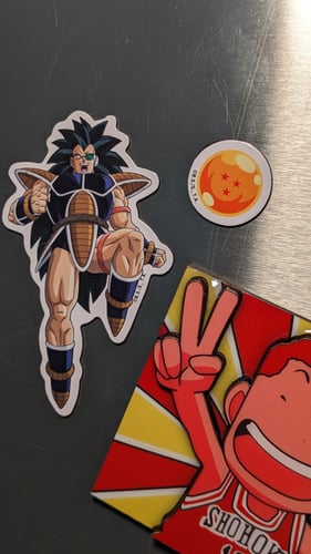 مجموعة مغناطيس ثلاجة من دراغون بول.