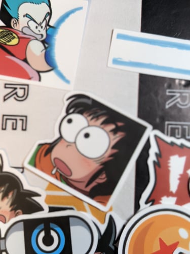 ستيكرات دراغون بول الجزء الاول 40 ستكر.