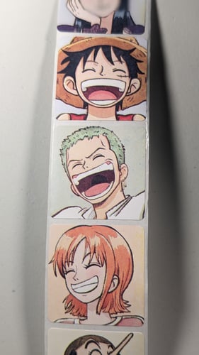 رول ستكرات شخصيات ون بيس