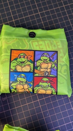 حقيبة سلاحف النينجا TMNT تسوق كبيرة ، خفيفه قابلة...