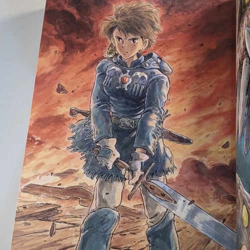 مانجا ناوسيكا أميرة وادي الرياح ، غلاف ثقيل.