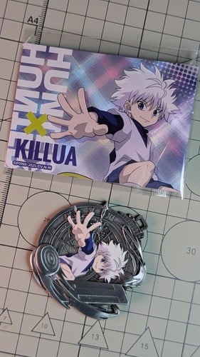 ميدالية معدنية لشخصية كيلوا من القناص هنتر.