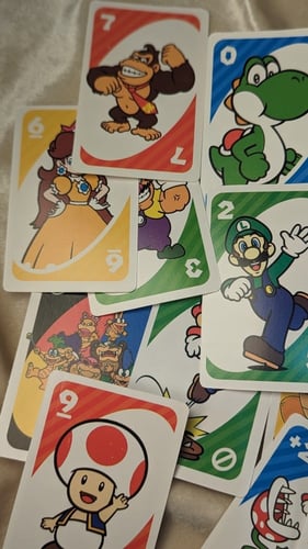 ورق لعب اونو UNO ماريو.