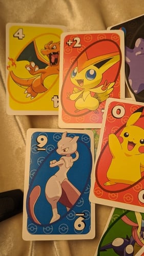 ورق لعب اونو UNO بوكيمون.