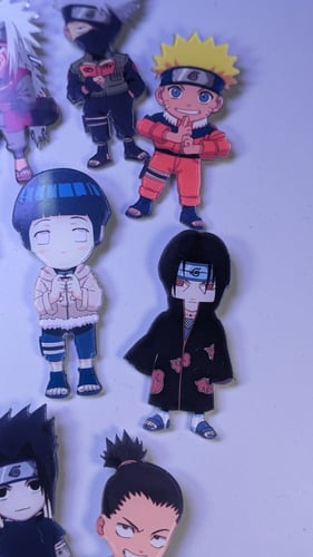 مجموعة مغناطيس ناروتو ( 10 قطع).