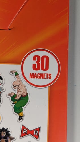 مجموعة مغناطيس ثلاجة من دراغون بول.