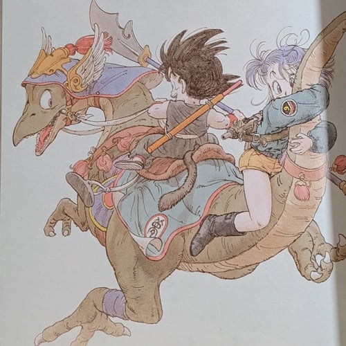 آرت بوك خاص برسم اكيرا تورياما (مؤلف ورسام دراغون...