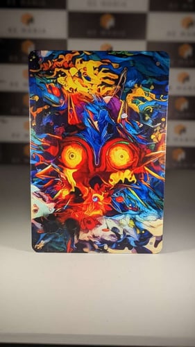 بوستر لجيند اوف زيلدا مجورا ماسك من ستيل ، 20*30 c...